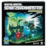 Mattel Games Geister, Geister, Schatzsuchmeister! Jubiläumsausgabe Brettspiel, kooperatives Familienspiel mit zwei Spielmöglichkeiten, für 2 bis 5 Spieler, Deutsche Sprache, HXT19