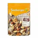 Seeberger Nusskernmischung: Pure Nuss Mischung aus knackigen Haselnusskernen, Mandeln, Walnüssen und Cashewkernen - intensives Aroma - ungeröstet, Glutenfrei, 150 g (12er-Pack)