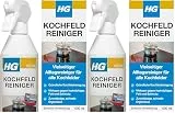 HG Kochfeld Reiniger, frisch duftender Reiniger für den täglichen Gebrauch, geeignet für Elektro-, Gas-, Induktions- und Cerankochfelder - 500 ml (Packung mit 2)