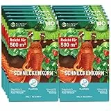 Plantura Bio-Schneckenkorn, regenfester Power-Wirkstoff, hochwirksame Schneckenbekämpfung an Obst, Gemüse & Zierpflanzen, schonend für Haustiere, Vorteilspack: 4200 g für 6000 m²