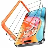 TORRAS für iPhone 15 Pro Max für Panzerglas [Full Screen] TOP 9H+ [Unzerbrechlich Bruchsicher] Schutzfolie iPhone 15 Pro Max [Zertifizierung] aus Deutsches Glas Anti-Fingerabdrücke, 2 Stück