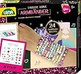 Lena Taylor Love Freundschaftsarmbänder – Armband Bastelset mit Buchstaben-Perlen & elastischem Band, 24 Armbänder selber machen, DIY-Schmuck für Kinder ab 8 Jahren