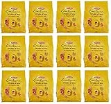 12x Emiliane Barilla Pasta all'Uovo Ripiena Tortellini con Prosciutto Crudo Gefüllte Eiernudeln mit Rohschinken Nudeln 500g Packung