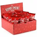 25er Box Glückskekse Ein Kompliment für Dich Glückskekse Kompliment Geschenk Muttertag Dankeschön Schön dass Du da bist Kollegen Alltagshelden Fortune Cookies vegan & in Deutschland mit Liebe gebacken