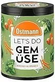 Ostmann Gewürze - Let's Do Gemüse | Gewürzsalz für Gemüsepfannen, Aufläufe oder Ofengemüse | Würziger Allrounder mit Karotten und Knoblauch | 85 g in recyclebarer Metalldose