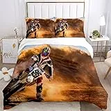 YORDET 3D Traktor Bettwäsche Set Kinder Bettwäsche,Weiches und Bequemes,Mikrofaser Bettbezüge, für Couch und Sofa, Picknick, Strand (D, 200x200cm)