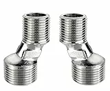 Cornat TEC321020 Anschluss-Set S, 2 Stück, Silber, Small
