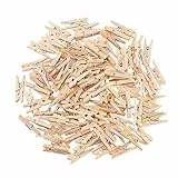 Decora stabile 2,5 cm stabile schwere Mini Holz Craft Wäscheklammern 100