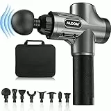 Massagepistole, ALDOM Massage Gun Massagegerät, Muskel Massage pistole mit 30 Geschwindigkeiten bis zu 4800U/min und 6 Massageköpfen, Elektrische Handmassagegeräte Geschenke für Männer Frauen