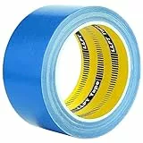 LLPT Gewebeband Panzertape | 1 Rollen Blau | 50mm x 14m | Extrem Starkes | Hochwertiges Farbiges Klebeband Geeignet | für DIY Handwerk Dekoration für den Innen- und Außenbereich (DT501BL)