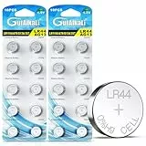 GutAlkaLi 20 Stück AG13 LR44 1.5V Alkaline Knopfzelle Batterien Ohne Quecksilber (357/357A/L1154/A76/GPA76)