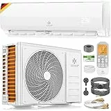 KESSER® Split Klimaanlage Set Quick Connect 9000 BTU 2,6 kW – WiFi & App Klimagerät mit Heizfunktion & Kühlmodus Wandklimaanlage, mit Kupferleitung Kältemittel R32 Inkl. Montagematerial