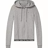 Tommy Hilfiger Damen Schlafanzugoberteil, Entspannt, Polyester, Grey Heather, M