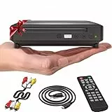 Ceihoit DVD Player for TV with HDMI AV Output, USB Input, HD1080P DVD CD Player, Built-in PAL NTSC System, All Region Free, HDMI/AV Cable Included