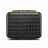 KONO Kosmetikkoffer Schminkkoffer Koffer Beauty Case 31 x 22 x 18 cm,Schwarz