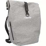 FISCHER Gepäckträgertasche Plus Cita, Fahrradtasche, wasserdicht, schwarz, Volumen 30 Liter