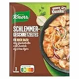 Knorr Fix Würzmischung Schlemmer-Geschnetzeltes für ein leckeres Fleischgericht ohne geschmacksverstärkende Zusatzstoffe 43 g 1 Stück