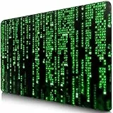 Sidorenko Gaming Mauspad - Mousepad 280 x 200 mm - Fransenfreie Ränder- spezielle Oberfläche verbessert Geschwindigkeit und Präzision - rutschfest - grün