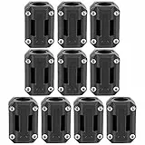 KIMISS 5 Paar Motorrad Motorschutz Stoßstangenblock Schutz Dekor 22/25/28mm Passend für R1200GS R1150GS Schwarz