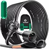 KESSER® Verlängerungskabel 25m mit Schutzkappe Outdoor - für Innenbereich Außenbereich - Verlängerung Stromkabel – 230 V IP44 - mit Schuko Stecker - Schutzkontakt Baustellenkabel Schutzkontaktstecker