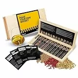 DIBYS Whisky-Gewürze-Set Mini | 12-Whisky Botanicals für DIY-Cocktails | Mit 4 Rezept-Karten, Gewürzlexikon & Holz-Kiste | Geschenk-Set für Männer & Frauen | Zubehör zum Whisky selber machen