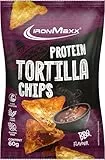 IronMaxx Protein Tortilla Chips – Barbecue 60g | Knusprige Eiweißchips aus Soja & Maniok | High Protein Snack | Low Carb, ballaststoffreich & glutenfrei | Ideal für Fitness & Diät (Packung mit 5)