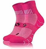 sesto senso 1 Paar Laufsocken Baumwolle Sportsocken Damen Herren Bunte Sport Socken 39-42 Pink