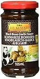 Lee Kum Kee Schwarze Bohnen Knoblauch Sauce (aus China, würzig, ohne Glutamat, ohne Konservierungsstoffe, ohne Farbstoffe) 1 x 165 ml