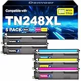Denvoer TN248XL TN248 Kompatibel für Brother MFC-L3760CDW Toner Brother MFC-L3740CDW Toner Brother DCP-L3560CDW DCP-L3520CDWE HL-L3240CDW HL-L3220CWE (5er-Pack)