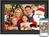 SSA Digitaler Bilderrahmen mit 32 GB internem Speicher, 10,1 Zoll IPS-LCD-Rahmen, 1280 x 800 WLAN-IPS-Rahmen, Touchscreen, Smart Cloud Frame, automatische Rotation zum Teilen