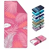 ZENACROSS Strandtuch XXL 90x180 cm - Mikrofaser Handtuch Groß - Schnelltrocknendes Handtuch Mikrofaser, Sandfrei - Leichtes und Kompaktes - Bali