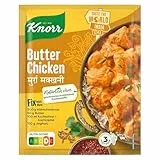 Knorr Taste The World Fix Butter Chicken für ein cremiges Curry mit Hähnchen ohne geschmacksverstärkende Zusatzstoffe 3 Portionen