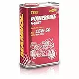 MANNOL Motoröl 15W-50 4-Takt Motor Öl API SN Powerbike 1L
