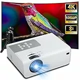 Eroshoo Beamer Full HD, 5G WiFi Native 1080P Beamer Support 4K, Bluetooth Heimkino Video Projektor 12000Lumen,Tragbarer Filmprojektor, Mini Beamer Kompatibel mit HD USB/Fire Stick/TV Stick/Phone