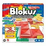 Mattel Games Blokus Spiel, Brettspiel für die Familie, Strategiespiel, für 2-4 Spieler, Gesellschaftsspiel, ab 7 Jahren, BJV44