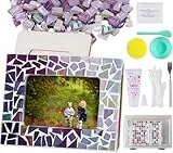 AiYoYo DIY Fotorahmen Bastelset Geschenke für Kinder und Erwachsene Mosaik Bilderrahmen Kreatives Basteln für Mädchen Geburtstagsgeschenk 5 6 7 8 9 10 11 12+ Jahre