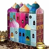 PAPIERDRACHEN Kreativer Ramadankalender zum Selbstbefüllen - 30 Schachteln zum Befüllen für Kinder - 30x32x10 cm - Eid Mubarak - Kareem - Set 1