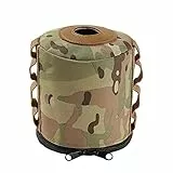 windyday CampingTank Flaschenhalter, Holzofen-Abdeckung mit effektiver Isolierung für den Winter, Outdoor-Fritteusen-Zubehör Outdoor-Wandern (Tarnung, 3 Größen), Groß