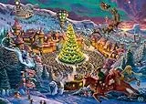 Schmidt Spiele 58609 Santas Nordpol, Zac Kinkade, 1000 Teile Puzzle