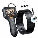 Endoskopkamera Mit Licht, Ip67 Wasserdichtes Endoskopkamera, 1080 HD Inspektionskamera, Endoskop Rohrreiniger, Endoskopkamera Handy, 50ft Rohrreinigungsspiraler, Gadgets Für Männer(4.3')
