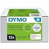 DYMO Original LabelWriter Mehrzwecketiketten | 57 mm x 32 mm | Rolle mit 1.000 leicht ablösbaren Etiketten | selbstklebend | für LabelWriter Etikettendrucker und Beschriftungsgerät