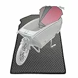 EVA Drive Premium Schutzmatte für Urban Arrow | Passgenaue Lastenrad Fußmatte | Rutschfester Bodenmatte Teppich | Lastenrad Zubehör | Pflegeleicht & Umweltfreundlich | mit Einfassung | Schwarz