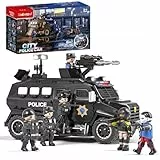 Doloowee Polizeiauto, Auto Spielzeug mit Licht & Sound & Mist | Spielzeug für Jungen ab 5 Jahren