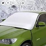 Senders Frontscheibenabdeckung Auto, Windschutzscheibenabdeckung Fixierung Faltbare Scheibenabdeckung Winter Frontscheibe Abdeckplane gegen Schnee, Frost, EIS, UV-Strahlung, Staub 175 * 120cm