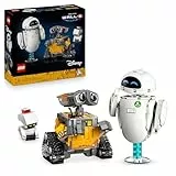 LEGO ǀ Disney and Pixar Wall-E und EVE - Kontruktionsspielzeug für Erwachsene - DIY Set zum Basteln - Baumodell mit M-O & Hal Figuren - Deko zum Bauen - Kreatives Geschenk für Männer und Frauen 43279