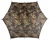 MFH Plane, Hexagon-Tarp, ca. 340 x 310 cm (Flecktarn)