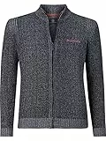 Jan Vanderstorm Herren Strickjacke Ingraban dunkelgrau, 3XL (XXXL) - 64/66