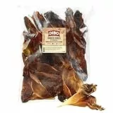 DIBO Rinderohren mit Muschel, 25 Stück, der kleine Naturkau-Snack oder Leckerli für Zwischendurch, Hundefutter, Qualitätskauartikel ohne Chemie von DIBO