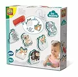 SES Creative | Badespielzeug Hunde zum Waschen | Babys Ab 12 Monaten | Magische Tiere aus waschbarem Schaumstoff | Sensorische Aktivität Baden | Lernspielzeug Hygiene | Geschenkidee Baby Mädchen Junge