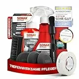 SONAX CabrioverdeckReiniger + Cabrioverdeck Textil-Imprägnierung I Premium Cabrio-Reinigungs-& Imprägnierspray für alle Verdeckarten I Für eine intensive Reinigung & schonende Pflege I 9-teiliges Set